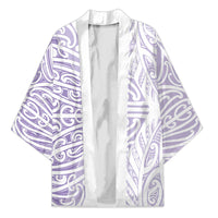 Purple New Zealand Puhoro Maori Tattoo Kimono LT14 Unisex Purple - Polynesian Pride