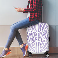 Purple New Zealand Puhoro Maori Tattoo Luggage Cover LT14 - Polynesian Pride