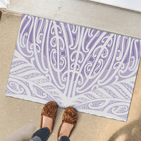 Purple New Zealand Puhoro Maori Tattoo Rubber Doormat LT14 - Polynesian Pride