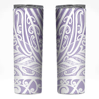 Purple New Zealand Puhoro Maori Tattoo Skinny Tumbler LT14 Purple - Polynesian Pride