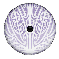 Purple New Zealand Puhoro Maori Tattoo Spare Tire Cover LT14 - Polynesian Pride
