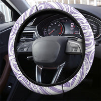 Purple New Zealand Puhoro Maori Tattoo Steering Wheel Cover LT14 - Polynesian Pride