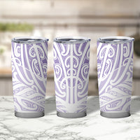 Purple New Zealand Puhoro Maori Tattoo Tumbler Cup LT14 - Polynesian Pride