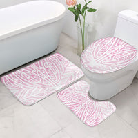 Pink New Zealand Puhoro Maori Tattoo Bathroom Set LT14 - Polynesian Pride