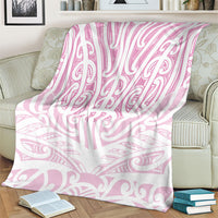 Pink New Zealand Puhoro Maori Tattoo Blanket LT14 - Polynesian Pride