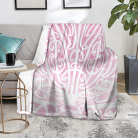Pink New Zealand Puhoro Maori Tattoo Blanket LT14 - Polynesian Pride