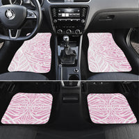 Pink New Zealand Puhoro Maori Tattoo Car Mats LT14 Set 4pcs Pink - Polynesian Pride