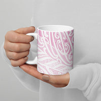 Pink New Zealand Puhoro Maori Tattoo Ceramic Mug LT14 - Polynesian Pride