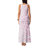 Pink New Zealand Puhoro Maori Tattoo Family Matching Tank Maxi Dress and Hawaiian Shirt LT14 - Polynesian Pride