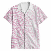Pink New Zealand Puhoro Maori Tattoo Hawaiian Shirt LT14 Pink - Polynesian Pride