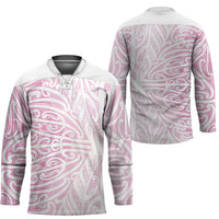 Pink New Zealand Puhoro Maori Tattoo Hockey Jersey LT14 - Polynesian Pride