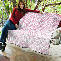 Pink New Zealand Puhoro Maori Tattoo Quilt LT14 - Polynesian Pride