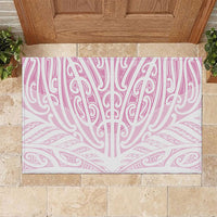 Pink New Zealand Puhoro Maori Tattoo Rubber Doormat LT14 Pink - Polynesian Pride