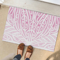 Pink New Zealand Puhoro Maori Tattoo Rubber Doormat LT14 - Polynesian Pride