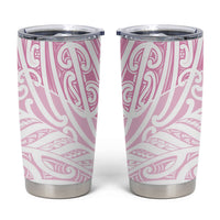 Pink New Zealand Puhoro Maori Tattoo Tumbler Cup LT14 Pink - Polynesian Pride