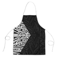 Black New Zealand Puhoro Maori Tattoo Apron LT14 Black - Polynesian Pride