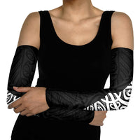 Black New Zealand Puhoro Maori Tattoo Arm Sleeves LT14 - Polynesian Pride