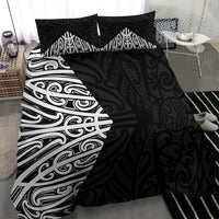 Black New Zealand Puhoro Maori Tattoo Bedding Set LT14 - Polynesian Pride