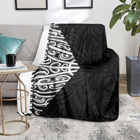 Black New Zealand Puhoro Maori Tattoo Blanket LT14 - Polynesian Pride