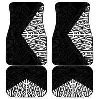 Black New Zealand Puhoro Maori Tattoo Car Mats LT14 - Polynesian Pride