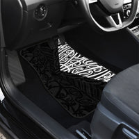 Black New Zealand Puhoro Maori Tattoo Car Mats LT14 - Polynesian Pride