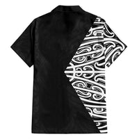 Black New Zealand Puhoro Maori Tattoo Hawaiian Shirt LT14 - Polynesian Pride