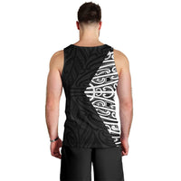Black New Zealand Puhoro Maori Tattoo Men Tank Top LT14 - Polynesian Pride
