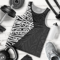Black New Zealand Puhoro Maori Tattoo Men Tank Top LT14 - Polynesian Pride