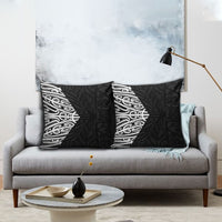 Black New Zealand Puhoro Maori Tattoo Pillow Cover LT14 - Polynesian Pride
