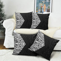 Black New Zealand Puhoro Maori Tattoo Pillow Cover LT14 - Polynesian Pride
