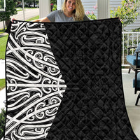 Black New Zealand Puhoro Maori Tattoo Quilt LT14 Black - Polynesian Pride