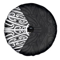 Black New Zealand Puhoro Maori Tattoo Spare Tire Cover LT14 - Polynesian Pride