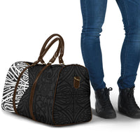 Black New Zealand Puhoro Maori Tattoo Travel Bag LT14 - Polynesian Pride