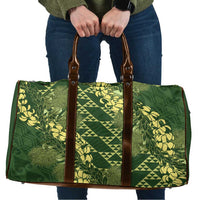 Green Aloha Hawaii Travel Bag Hawaiian Kakau Ohia Lehua Lei - Polynesian Pride