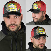 PNG Morobe Provins Classic Cap Papua New Guinea Plumeria Melanesian Pattern LT14 - Polynesian Pride