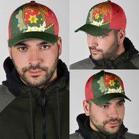 PNG Isten Hailans Provins Classic Cap Papua New Guinea Plumeria Melanesian Pattern LT14 - Polynesian Pride