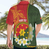Personalised PNG Isten Hailans Provins Hawaiian Shirt Papua New Guinea Plumeria Melanesian Pattern - Polynesian Pride