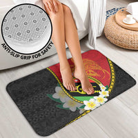 Personalised PNG Sauten Hailans Bathroom Set Papua New Guinea Plumeria Melanesian Pattern LT14 - Polynesian Pride