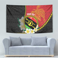 Personalised PNG Sauten Hailans Tapestry Papua New Guinea Plumeria Melanesian Pattern LT14 - Polynesian Pride