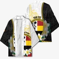 Personalised PNG Madang Provins Kimono Papua New Guinea Plumeria Melanesian Pattern LT14 - Polynesian Pride