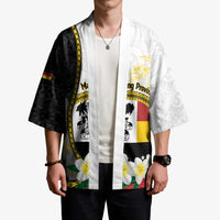 Personalised PNG Madang Provins Kimono Papua New Guinea Plumeria Melanesian Pattern LT14 - Polynesian Pride