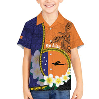 Personalised PNG Niu Ailan Family Matching Summer Maxi Dress and Hawaiian Shirt Papua New Guinea Plumeria Melanesian Pattern - Polynesian Pride