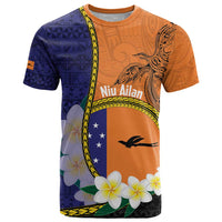 Personalised PNG Niu Ailan T Shirt Papua New Guinea Plumeria Melanesian Pattern - Polynesian Pride