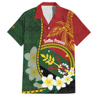 Personalised PNG Simbu Provins Family Matching Puletasi and Hawaiian Shirt Papua New Guinea Plumeria Melanesian Pattern - Polynesian Pride