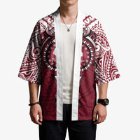 Personalised Cook Islands Mangaia Kimono Map With Kuki Airani Manta Ray Tattoo LT14 - Polynesian Pride