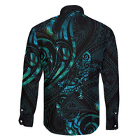 New Zealand Skink Family Matching Puletasi and Hawaiian Shirt Aotearoa Maori Mix Paua Shell