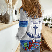 fiji-holy-cross-college-women-casual-shirt-happy-50th-anniversary-fijian-tagimoucia-tapa-pattern