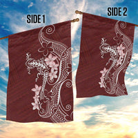 Oxblood Hawaii Garden Flag Hammerhead Shark Tattoo Curve Polynesian - Polynesian Pride