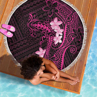 Pink Hawaii Beach Blanket Hammerhead Shark Tattoo Curve Polynesian - Polynesian Pride