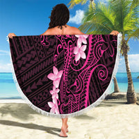 Pink Hawaii Beach Blanket Hammerhead Shark Tattoo Curve Polynesian - Polynesian Pride